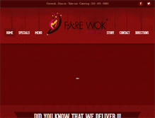 Tablet Screenshot of firewok.com